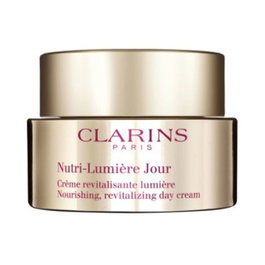 Clarins Nutri-Lumière Crème de Jour 50 ml - Soin revitalisant pour éclat du teint - Peaux manquant de luminosité - Tous types de peau - À partir de 36 ans