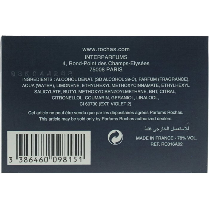 Parfum Homme Rochas L'Homme Rochas EDT 60 ml