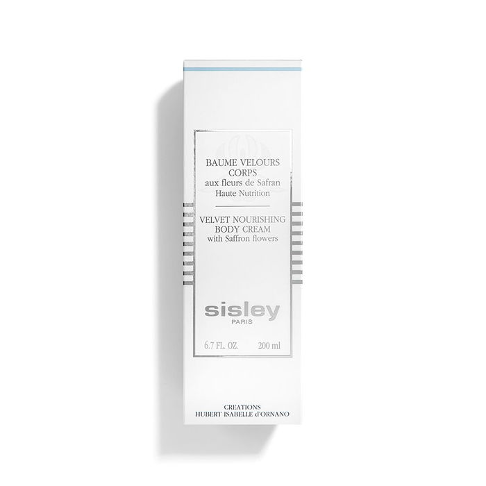 Sisley Baume Velours aux Fleurs de Safran 200 ml - Soin Apaisant, Nourrissant et Hydratant pour Peaux Sèches