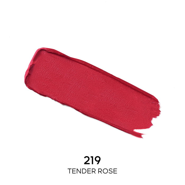 Guerlain KISSKISS Rouge à Lèvres Mate Confort 16h #219 Tender Rose 2.8g