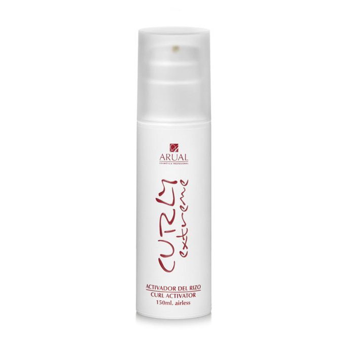 Arual Curly Extreme - Activateur de Boucles et Défrisant 150 ml - À la Kératine et à l'Huile d'Argan - Pour Cheveux Bouclés ou Frisés Arual Curly Extreme - Activateur de Boucles et Défrisant 150 ml - À la Kératine et à l'Huile d'Argan - Pour Cheveux Bouclés ou Frisés