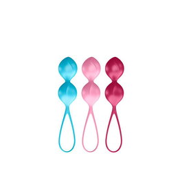 Satisfyer Balls de Kegel en silicone premium pour le renforcement pelvien - Lot de 3