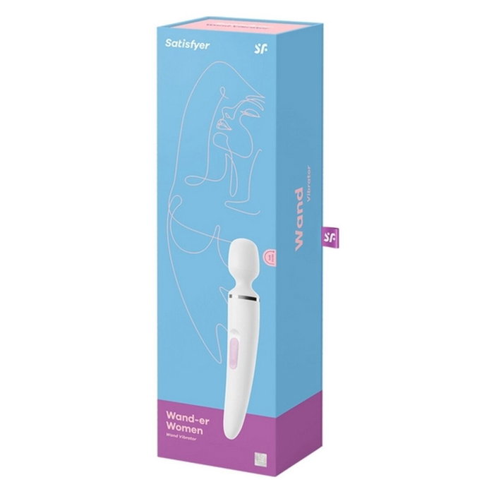 Vibrateur G-Spot Satisfyer Wand-er Woman Blanc