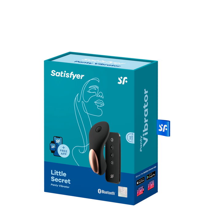 Vibromasseur Satisfyer Little Secret Panty Noir Vibromasseur Satisfyer Little Secret Panty Noir