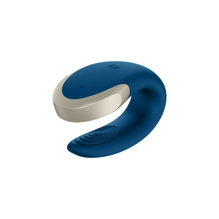 Masseur Couples Satisfyer Double Love Bleu