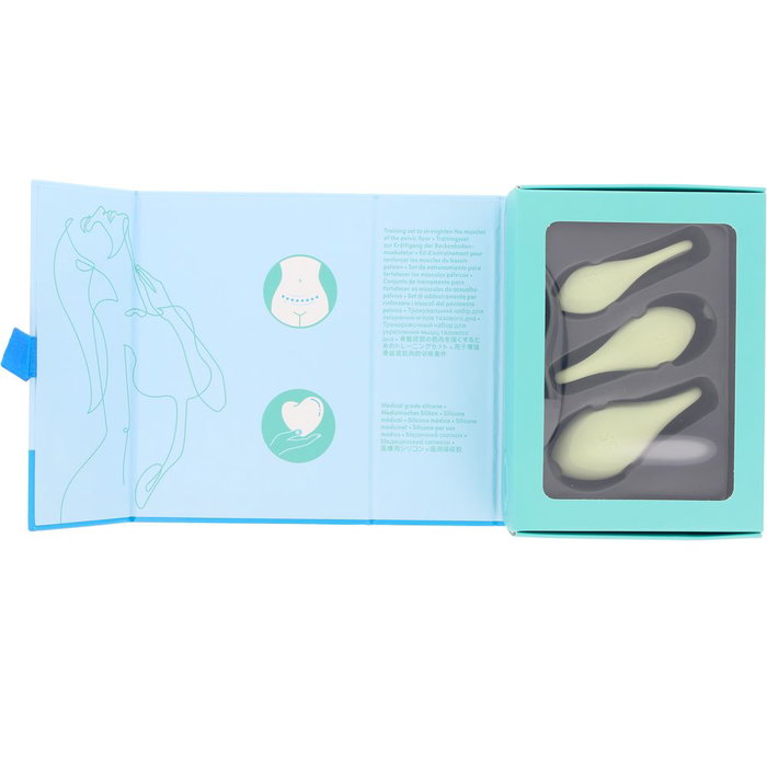 Satisfyer Yoni Power 2 Boules chinoises vert clair 3 u Satisfyer Yoni Power 2 Boules chinoises vert clair 3 u