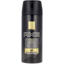 Axe Déodorant Gold Dark Vanilla Vaporisateur 150 ml - Protection 48h Bois d'Agar Vanille Mandarine Poivre Noir