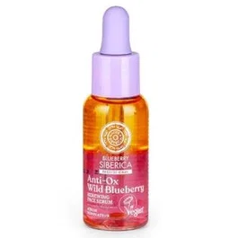 Natura Siberica Anti-Ox Wild Blueberry Serum Facial Renovador 30ml - Sérum visage bifasique à la myrtille et à l'argousier, antioxydant, vegan