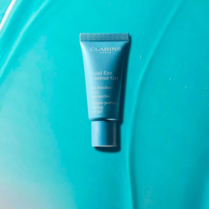 Clarins Gel Contour des Yeux Total 20 ml - Anti-Poches, Anti-Cernes, Rafraîchissant
