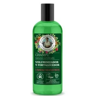 Agafia Shampoing Volumineux et Fortifiant 260ml Vegan - Baies Sauvages Agafia Shampoing Volumineux et Fortifiant 260ml Vegan - Baies Sauvages
