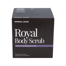 Natura Siberica Fresh Spa Gommage Corporel Royal 400ml Peeling Doux à l'Extrait de Caviar Noir et Huile d'Argousier