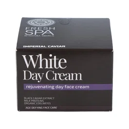 Natura Siberica Fresh Spa Crème de Jour Blanche Rejuvenecedora 50 ml - Raffermissante, Anti-Âge, Caviar Noir