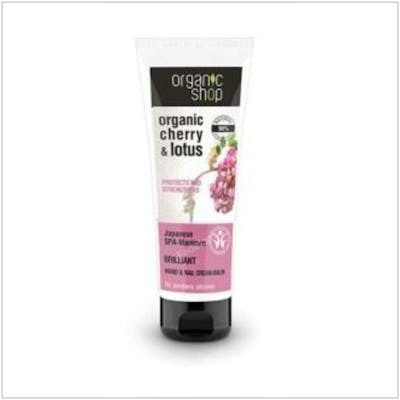 Organic Shop Baume Mains et Ongles Cerise-Lotus 75ml Organic Shop Baume Mains et Ongles Cerise-Lotus 75ml