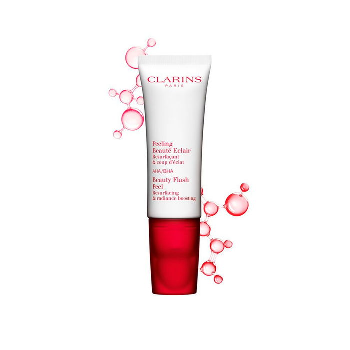 Clarins LIGHTNING BEAUTY Peeling Éclat 50 ml - Acides AHA pour le renouvellement cellulaire, éclat et peau lisse