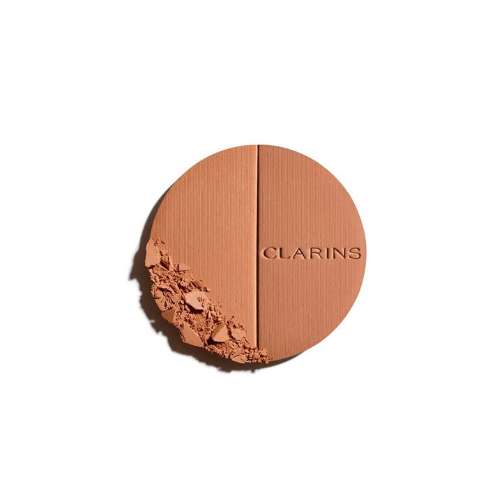 Clarins EVER BRONZE duo poudre bronzante #03 Poudre Bronzante pour le Visage avec Éclat Naturel et Effet Bonne Mine