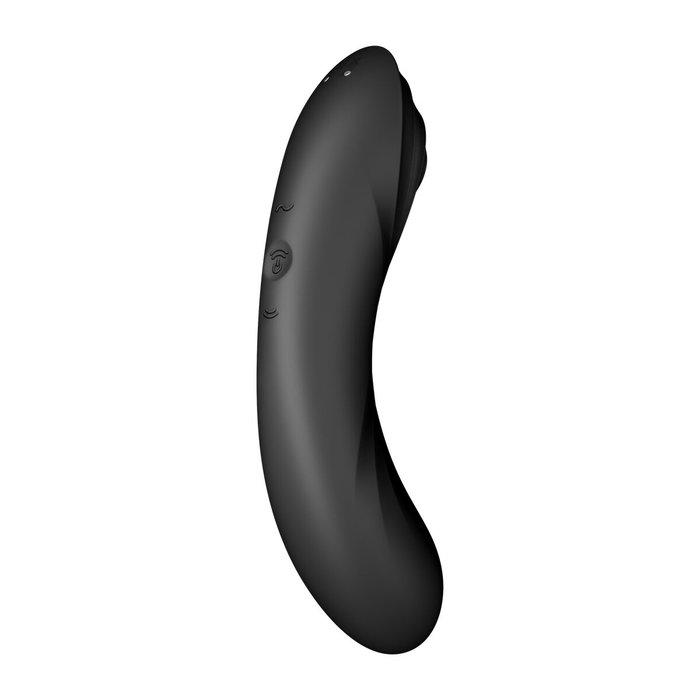 Vibration de Stimulation Double Satisfyer CURVY TRINITY 4 Noir Vibration de Stimulation Double Satisfyer CURVY TRINITY 4 Noir