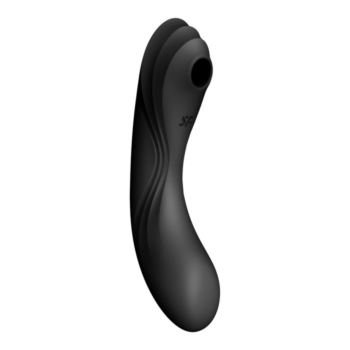 Vibration de Stimulation Double Satisfyer CURVY TRINITY 4 Noir Vibration de Stimulation Double Satisfyer CURVY TRINITY 4 Noir