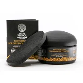 Natura Siberica Savon Noir Détox Visage Northern Jabon Negro 120 ml