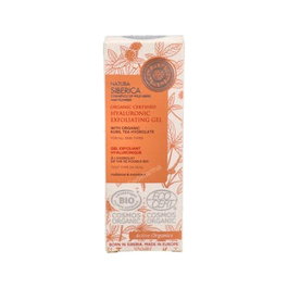 Natura Siberica Gel Exfoliant Hydratant à l'Acide Hyaluronique pour Tous Types de Peau 75ml