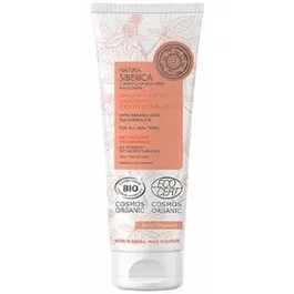 Natura Siberica Gel Exfoliant Hydratant à l'Acide Hyaluronique pour Tous Types de Peau 75ml