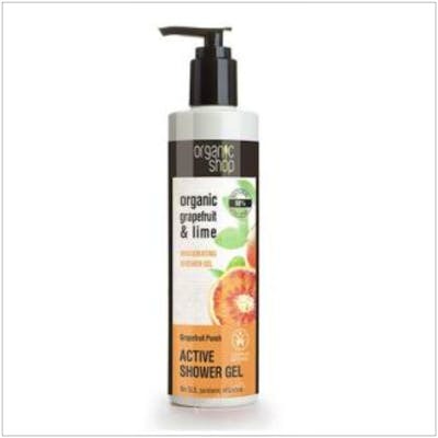 ORGANIC SHOP Gel Douche Vigorisant Pamplemousse-Citron Vert 280ml ORGANIC SHOP Gel Douche Vigorisant Pamplemousse-Citron Vert 280ml