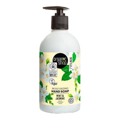 Organic Shop Savon Hydratant pour les Mains Jasmin-Menthe 500 ml Organic Shop Savon Hydratant pour les Mains Jasmin-Menthe 500 ml
