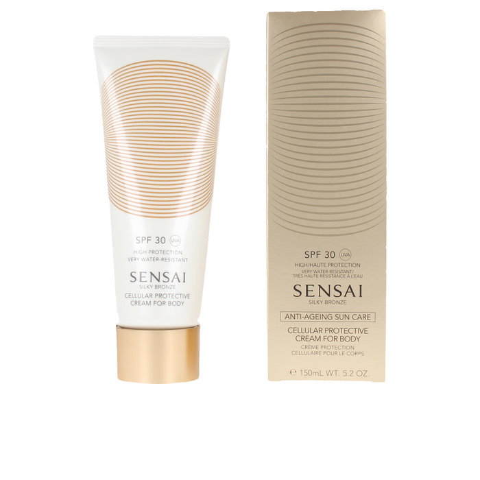 Sensai SILKY BRONZE Crème Protectrice Cellulaire Corps SPF30 150 ml