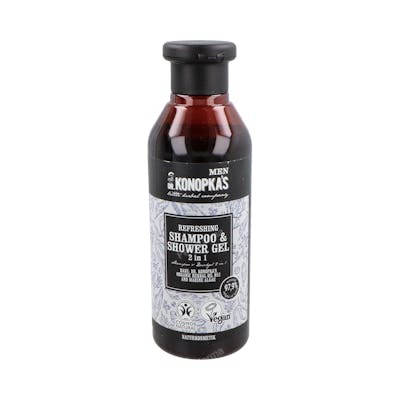 DR. KONOPKA'S Men Shampooing Gel Douche 2 en 1 Rafraîchissant 280 ml Vegan DR. KONOPKA'S Men Shampooing Gel Douche 2 en 1 Rafraîchissant 280 ml Vegan