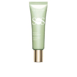 Clarins SOS Primer Base de Teint Correcteur Rougeurs Vert 30 ml Tous Types de Peaux