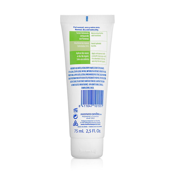 Instituto Español Crème Mains Ultra Réparateur au Panthénol 75 ml