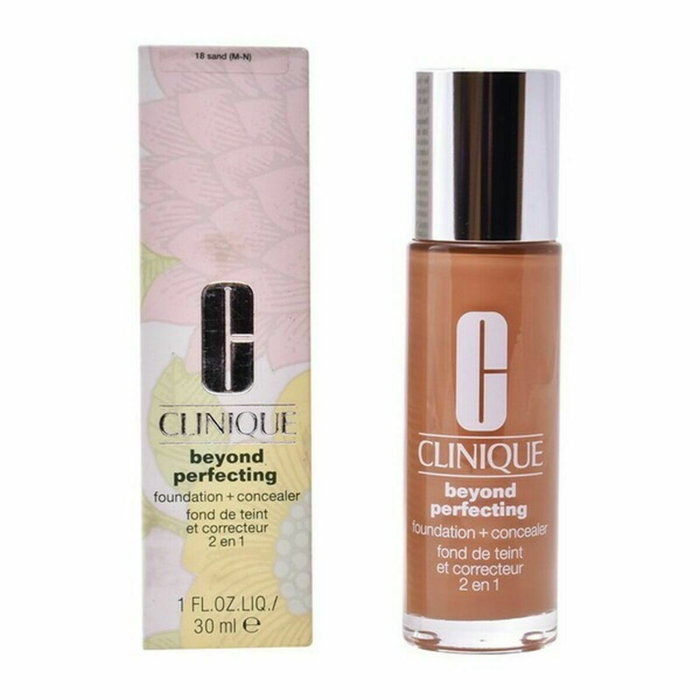Clinique BEYOND PERFECTING fond de teint et correcteur 18-sand