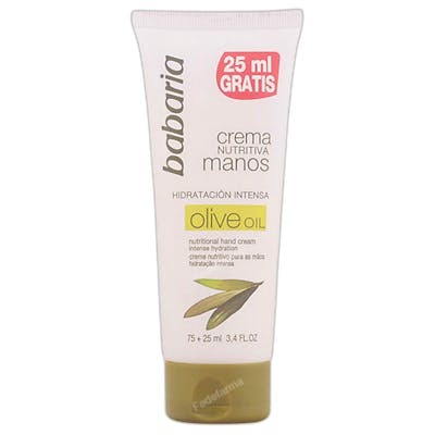 Babaria Crème mains nourrissante à l'huile d'olive 75 ml