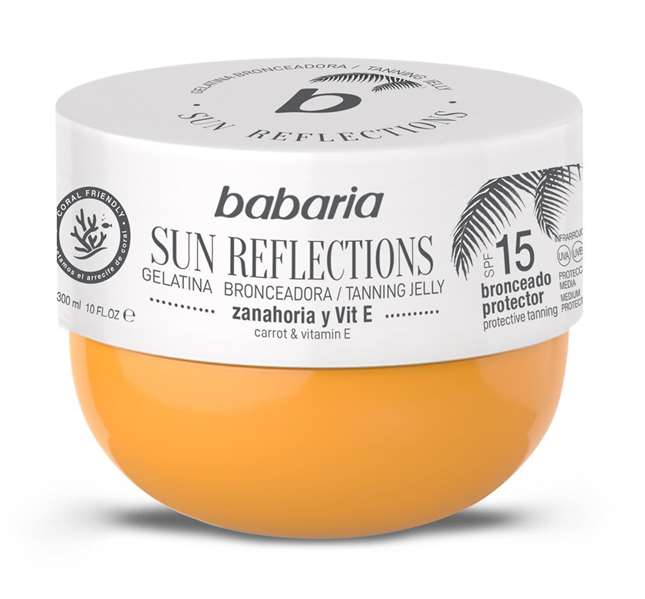 Babaria Sun Reflections gelatina bronceadora SPF15 300 ml