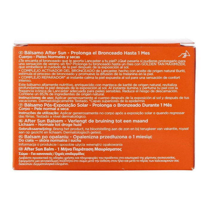 Lancaster GOLDEN TAN MAXIMIZER Baume Après-Soleil 200 ml Lancaster GOLDEN TAN MAXIMIZER Baume Après-Soleil 200 ml