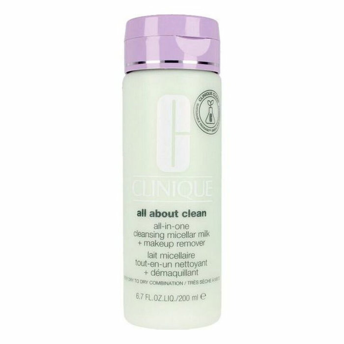 Clinique All About Clean Lait Micellaire Nettoyant et Démaquillant 200 ml Clinique All About Clean Lait Micellaire Nettoyant et Démaquillant 200 ml