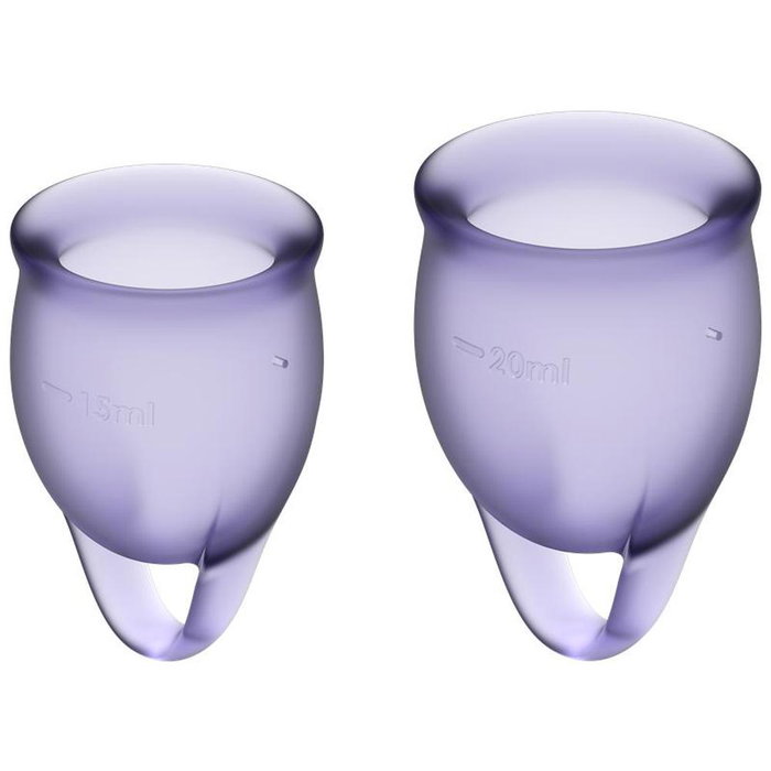 Satisfyer Cup Menstruel Lila - Coupe Menstruelle Lavable en Silicone Médical Satisfyer Cup Menstruel Lila - Coupe Menstruelle Lavable en Silicone Médical