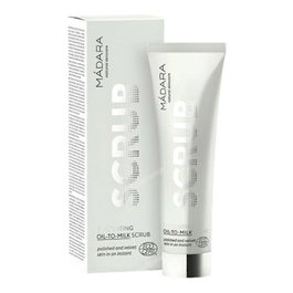 MÁDARA ORGANIC SKINCARE SCRUB gommage exfoliant huile-au-lait 60 ml
