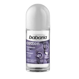 Babaria Déodorant Roll-On Cotton 48h Protection 50 ml