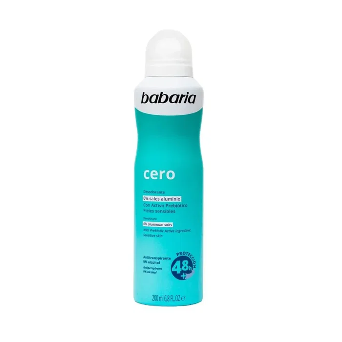 Babaria Cero Déodorant en spray Rafraîchissant 200 ml Babaria Cero Déodorant en spray Rafraîchissant 200 ml