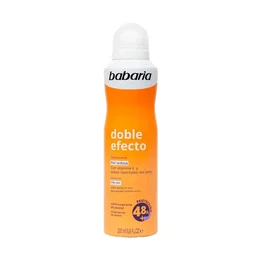 Babaria Double Effect Déodorant en spray adoucissant et lissant 200 ml