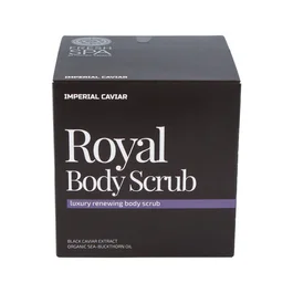 Natura Siberica Fresh Spa Gommage Corporel Royal 400ml Peeling Doux à l'Extrait de Caviar Noir et Huile d'Argousier