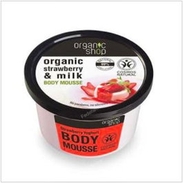 ORGANIC SHOP Mousse Corporelle Vitaminica Fraise 250ml