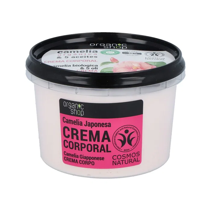ORGANIC SHOP Crème Corporelle Raffermissante Camélia et 5 Huiles 250ml ORGANIC SHOP Crème Corporelle Raffermissante Camélia et 5 Huiles 250ml