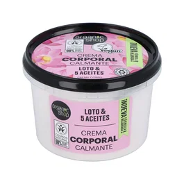 ORGANIC SHOP Crème Corporelle Apaisante au Lotus et 5 Huiles 250ml