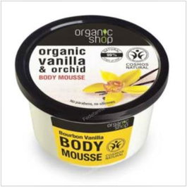 ORGANIC SHOP Mousse corporelle hydratante vanille-orchidée 250ml