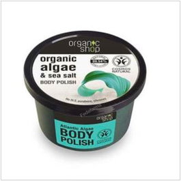 ORGANIC SHOP Exfoliant Corporel Rafraîchissant aux Algues 250ml