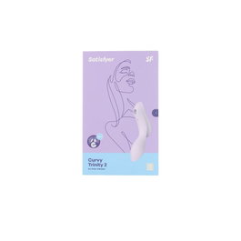 Satisfyer Curvy Trinity 2 Violet Stimulateur Clitoridien et Vibromasseur Point G