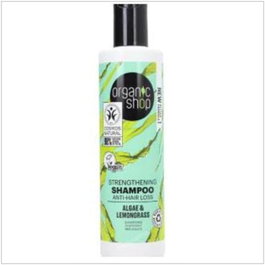 ORGANIC SHOP Shampoo Fortifiant Algues-Citronnelle 280ml