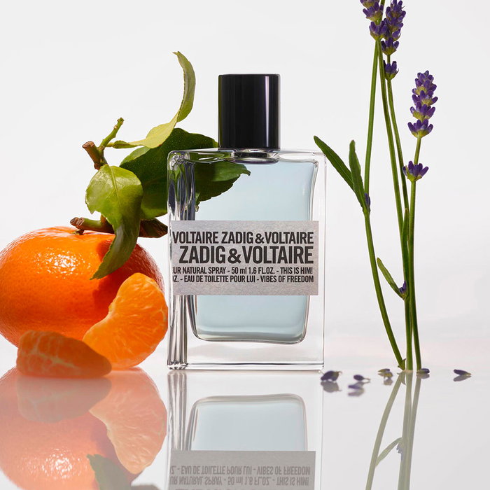 Zadig & Voltaire THIS IS HIM! vibes of freedom Eau de Toilette Vaporisateur 100 ml pour Homme Ambré Zadig & Voltaire THIS IS HIM! vibes of freedom Eau de Toilette Vaporisateur 100 ml pour Homme Ambré