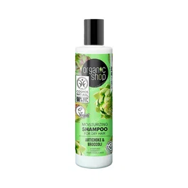 ORGANIC SHOP Shampooing Hydratant pour Cheveux Secs à l'Artichaut et au Brocoli